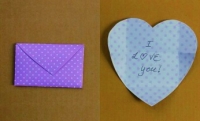 Heart envelope on Kidspot