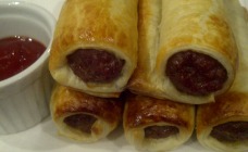Cheat's sausage rolls