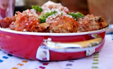 Turkey meatballs with tomato sauce