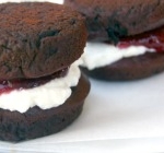 Beetroot choc whoopie pies