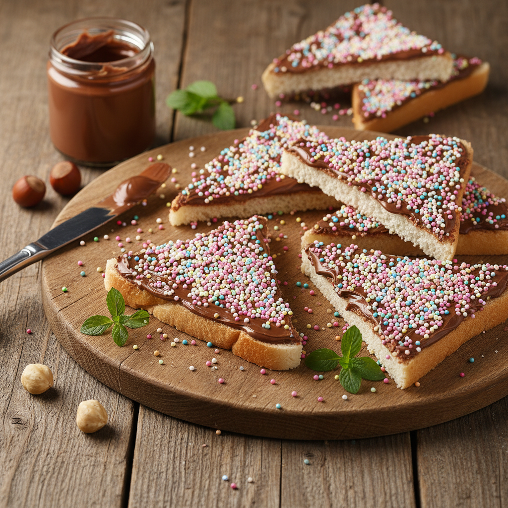 Nutella fairy bread