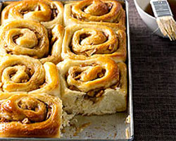 Apple and cinnamon scrolls