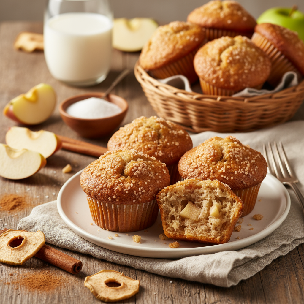 Apple cinnamon muffins