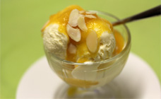 Apricot topping