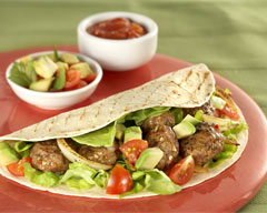 Beef Burger Fajitas
