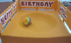 Beyblade birthday cake