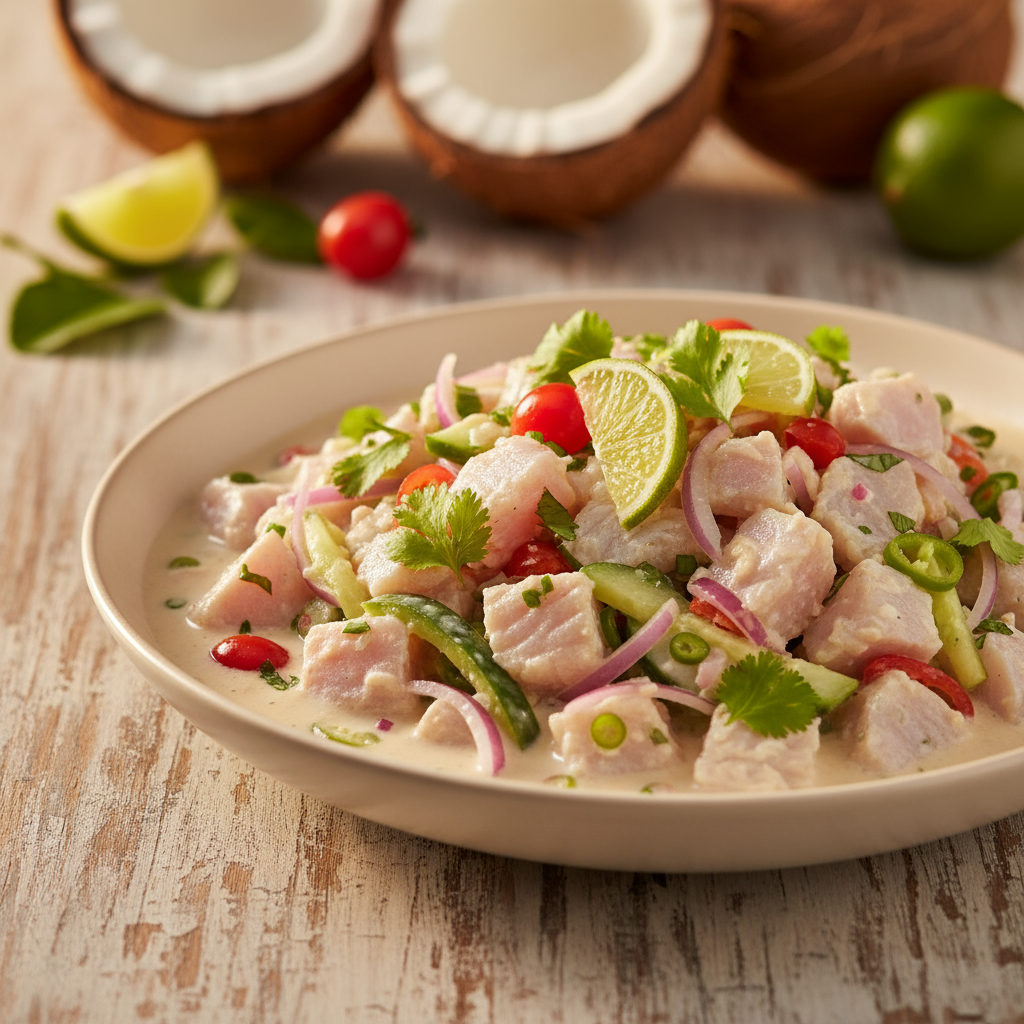 Sheraton Tokoriki Kokoda (raw fish salad)