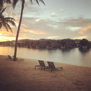 Fiji Marriott holiday sunrise