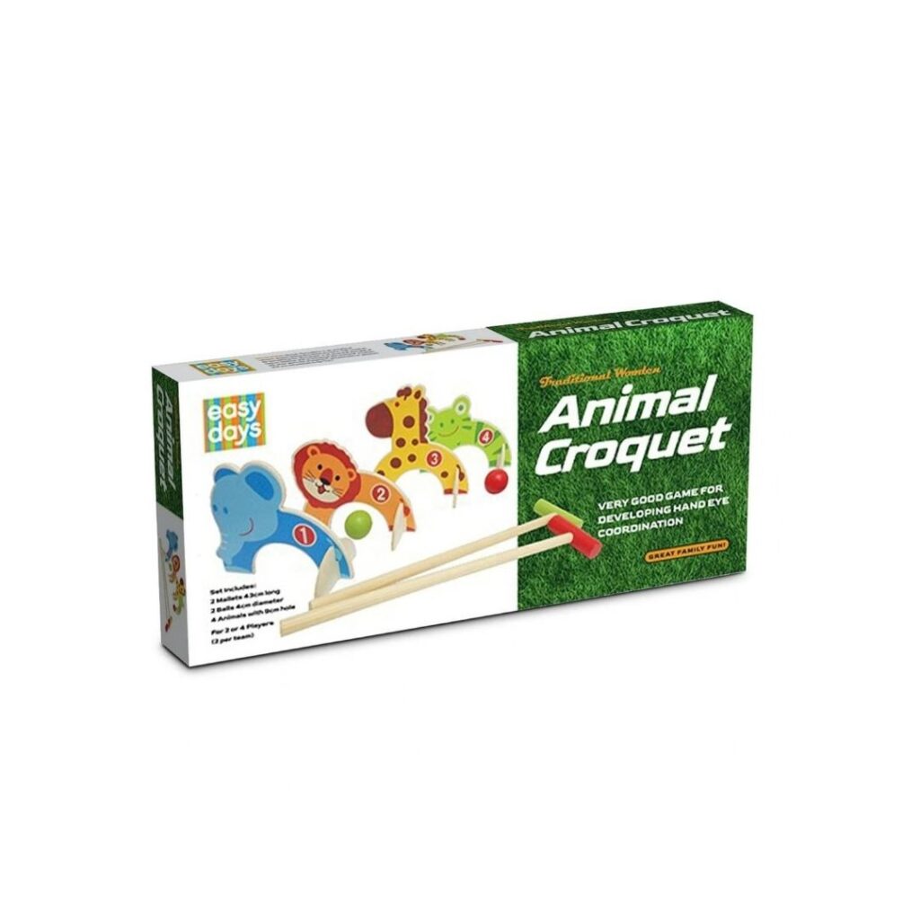 Animal croquet box.