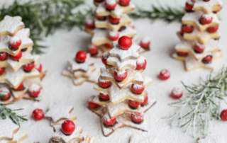 Christmas tree biscuits