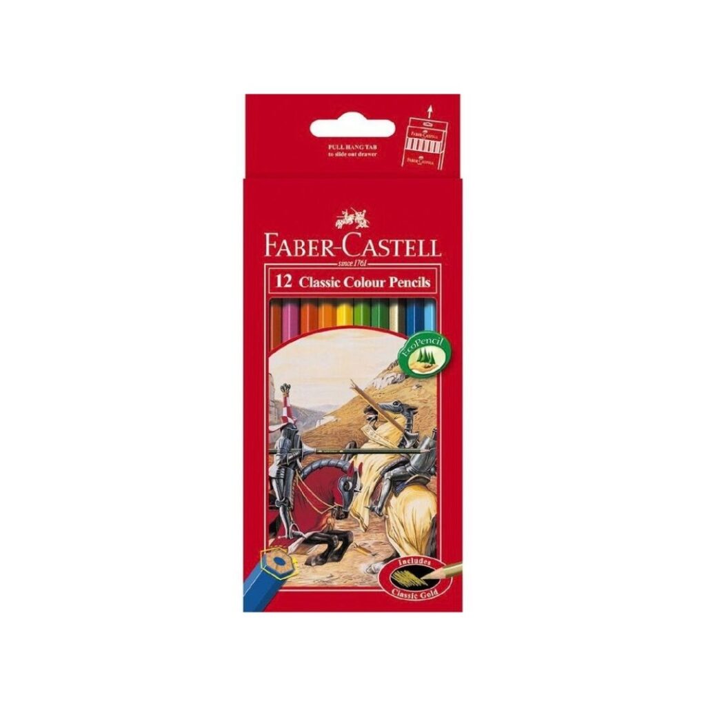 Multipack of 12 colouring pencils. 