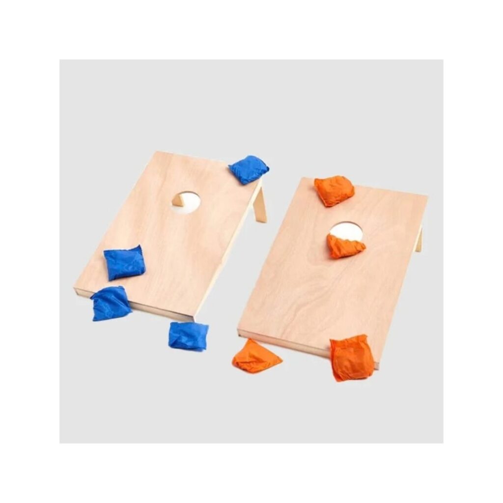 Cornhole set.