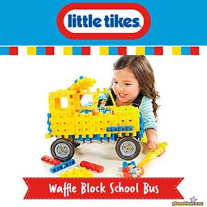 Little Tikes Waffle Blocks School Bus Set