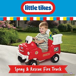 Little Tikes Spray & Fire Rescue Truck