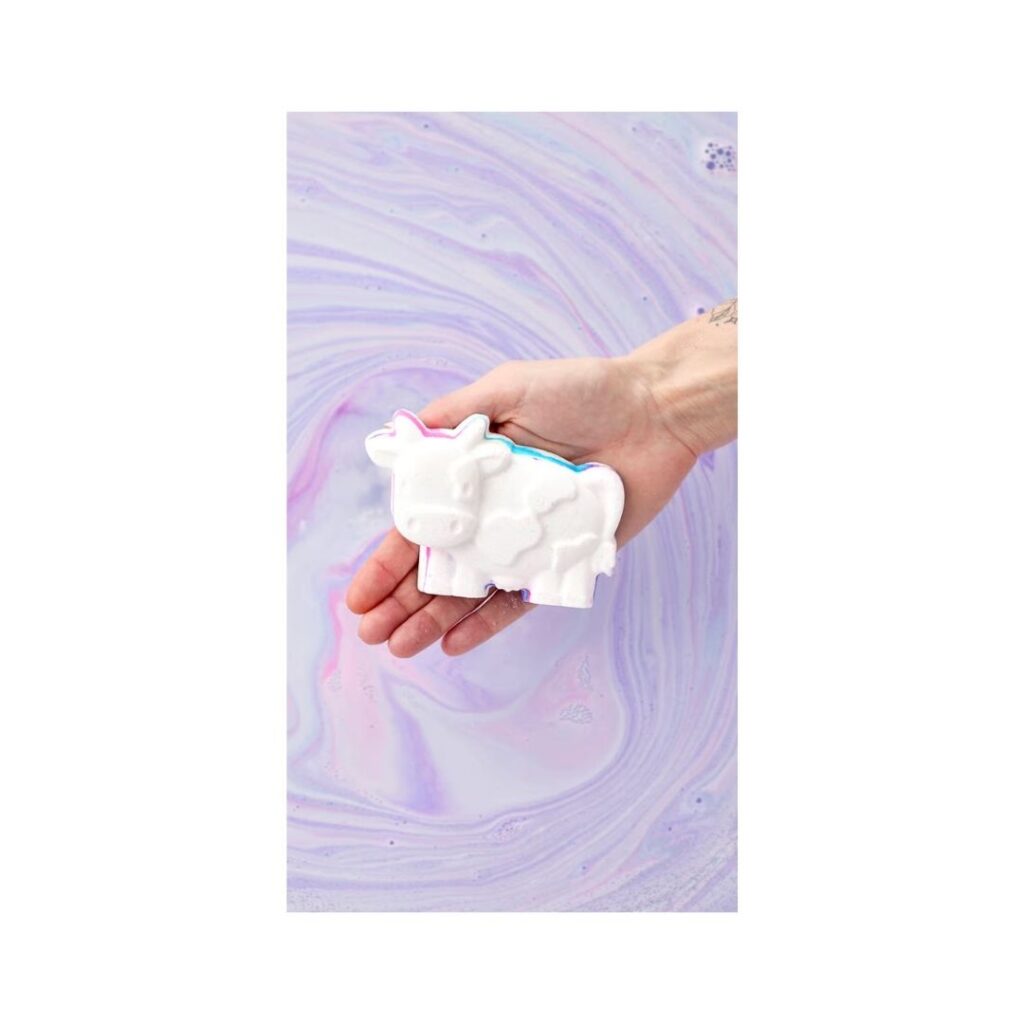 Cow bath-bomb.