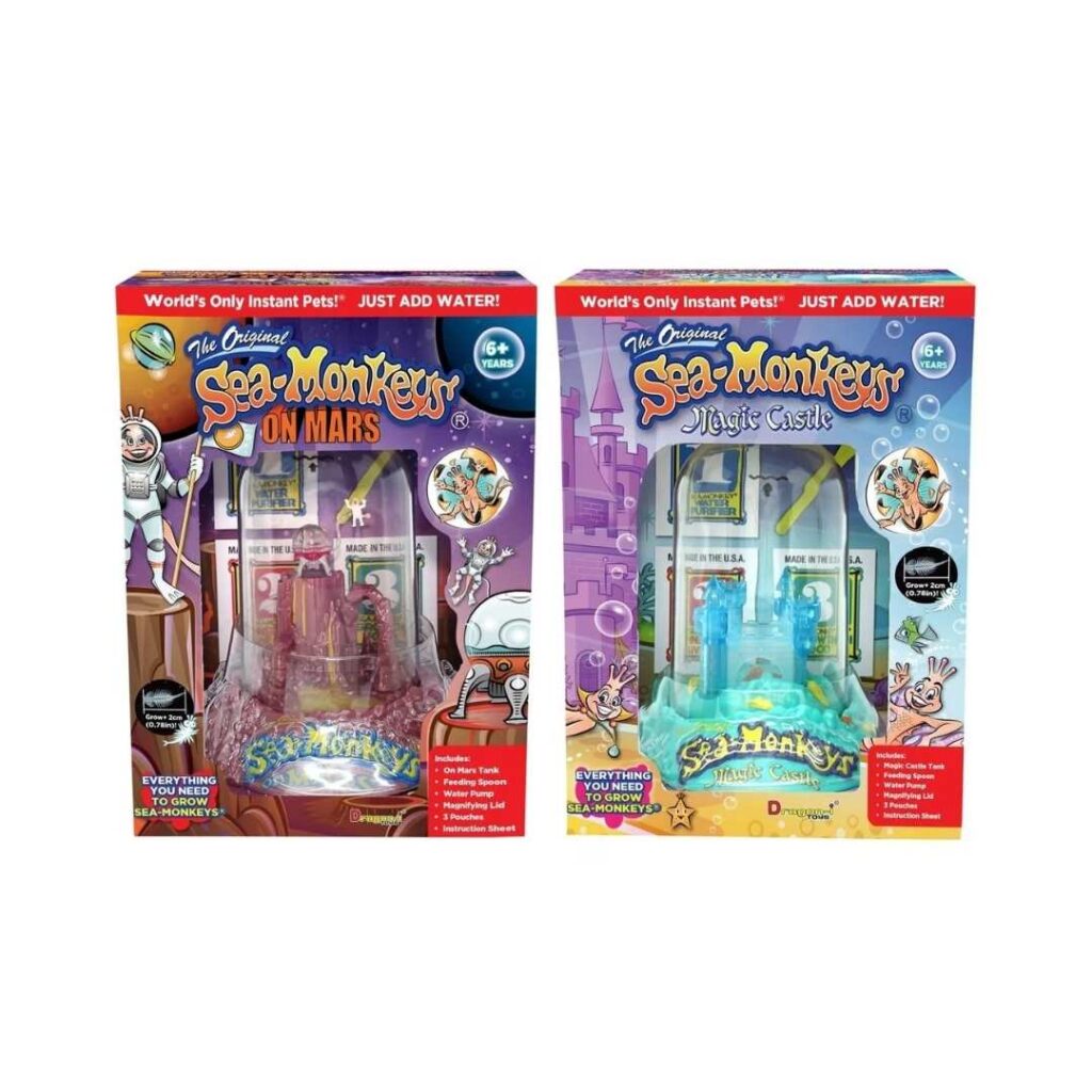 Sea-Monkey tanks. 