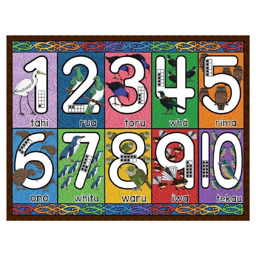 Te Reo Māori Frame Puzzle Tray 35 Piece