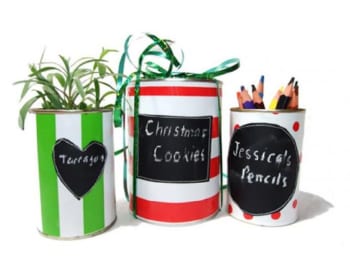 Christmas tins