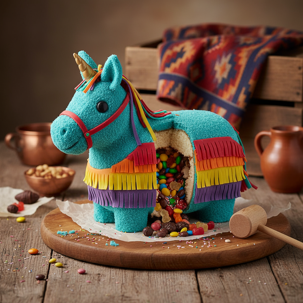 Pinata burro cake