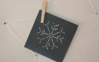 Snowflake Christmas card