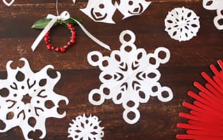 Paper snowflakes