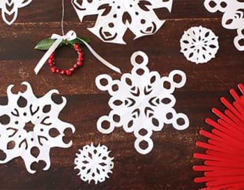 Paper snowflakes
