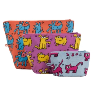 Baggu Go Pouch Keith Haring Pets