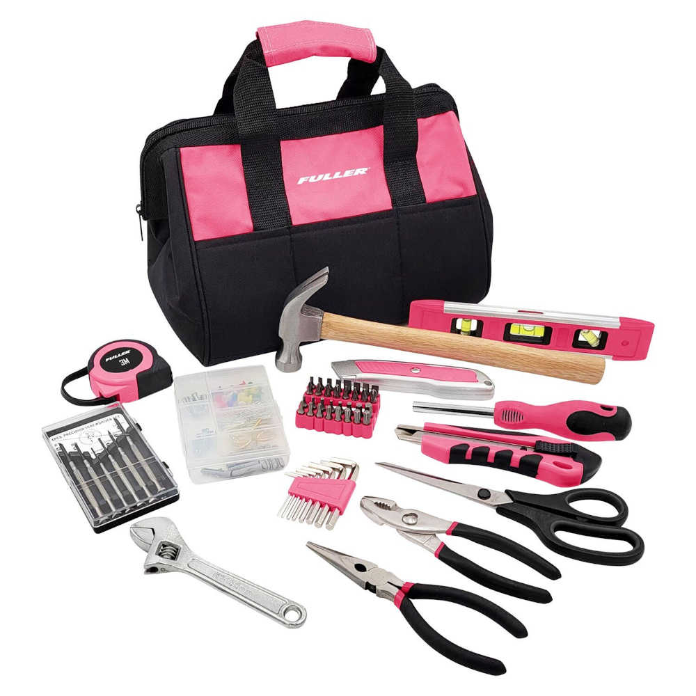 Fuller DIY Tool Kit 158 Piece Pink