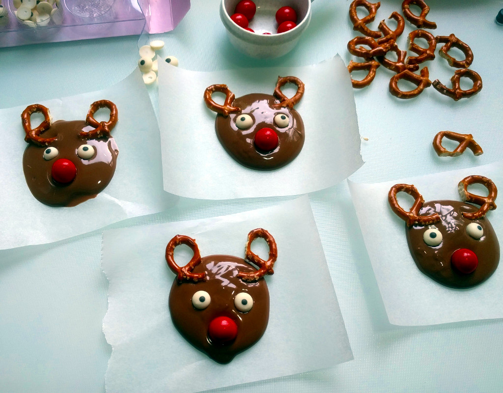 Christmas reindeer chocolates