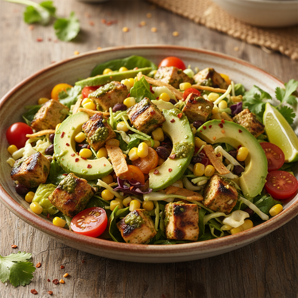 Mexican Chimichurri Chicken Salad