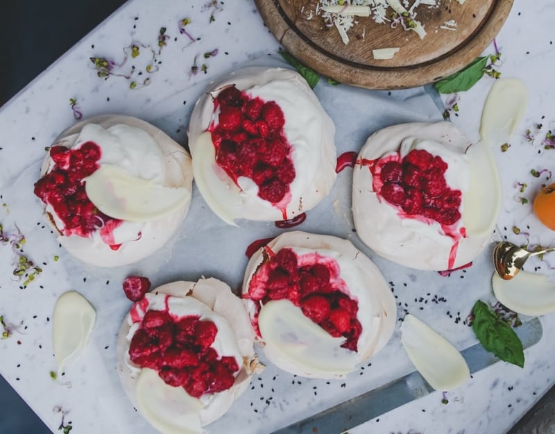 mini pavlovas