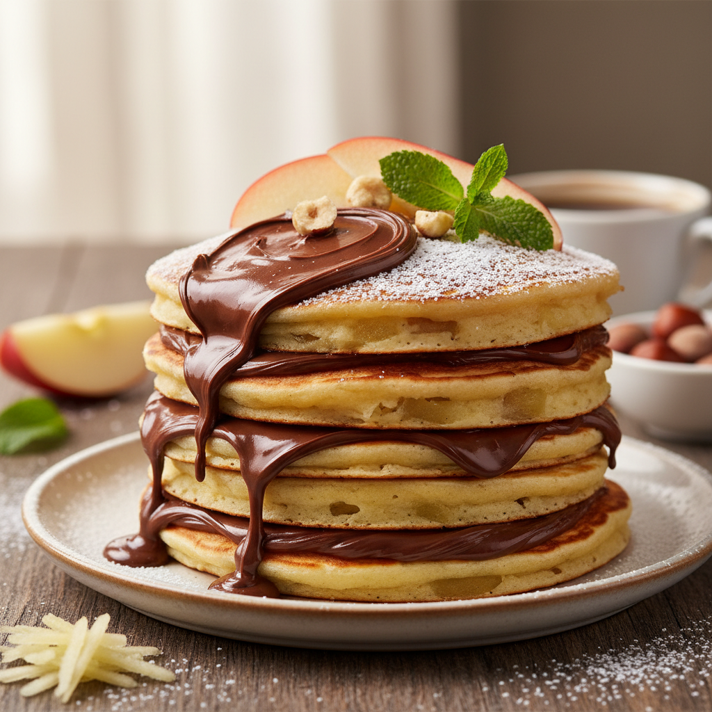 Nuttvia apple pancakes