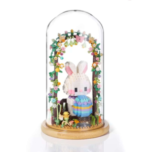 Mini Blocks Easter Bunny in Dome