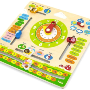 Viga: Wooden Calendar Season Weather Time Board