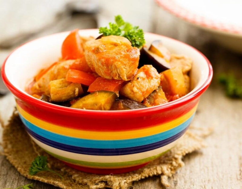 Slow cooked pork and sweet potato stew Recipe Kidspot