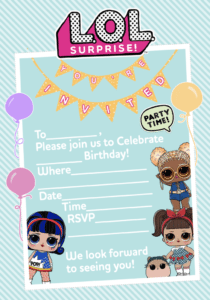 LOL party invites