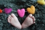 Beautiful baby feet