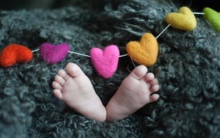 Beautiful baby feet