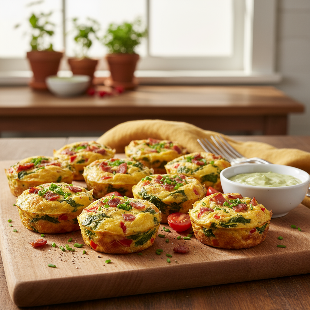 Petit Bacon & Egg Frittatas