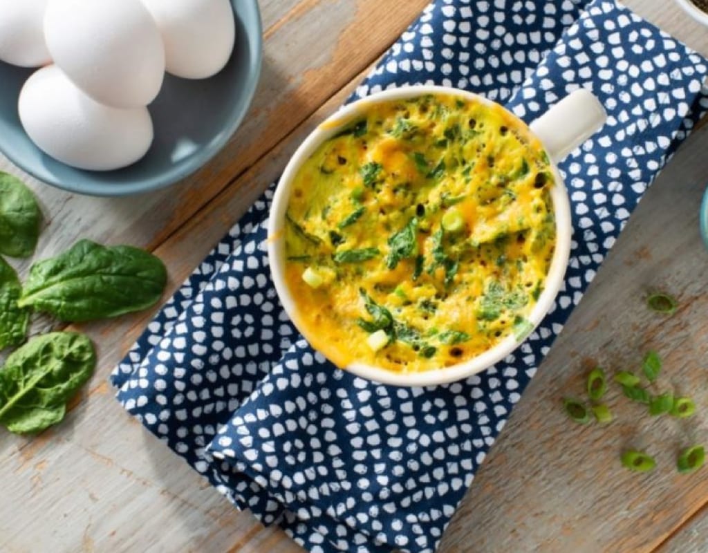 Cheese and Spinach Breakfast Frittata