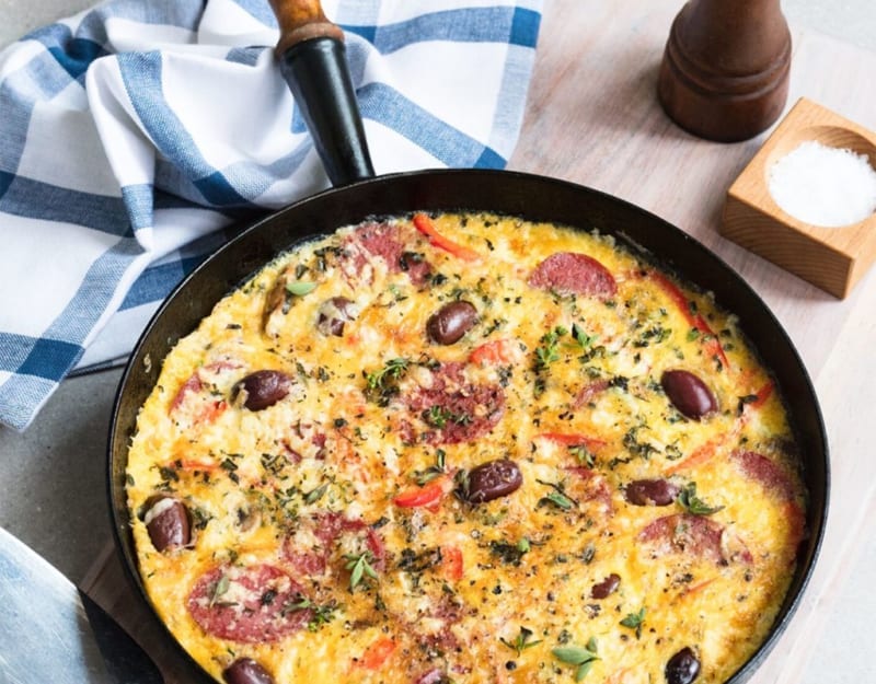 Friday Night Pizza Frittata