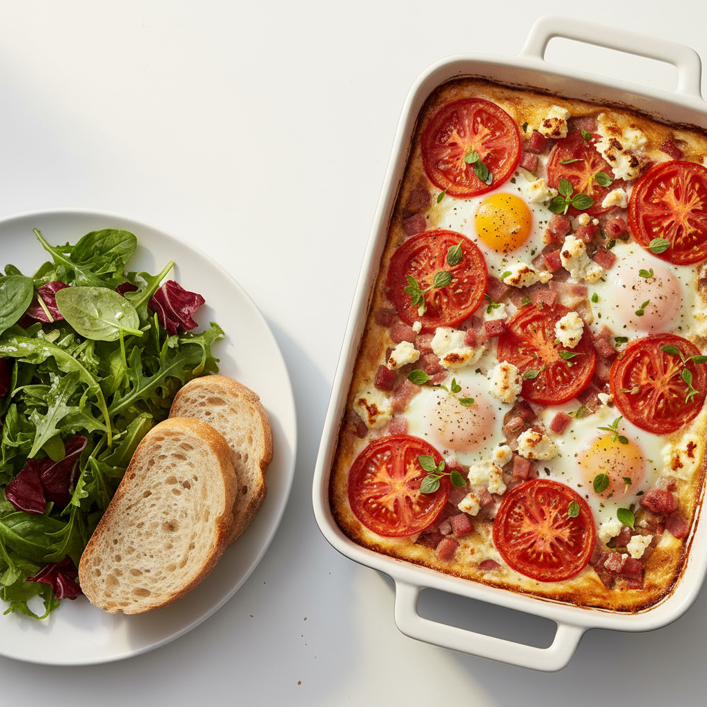 Tomato and Ham Bake