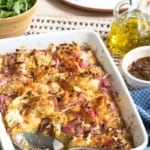 Easy Cauliflower and Red Onion Bake