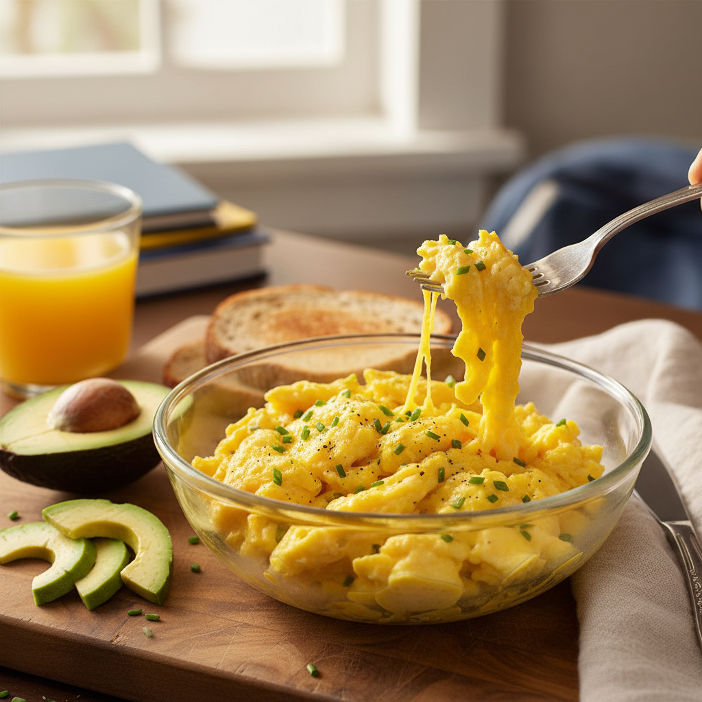 Microwave Scrambled Eggs