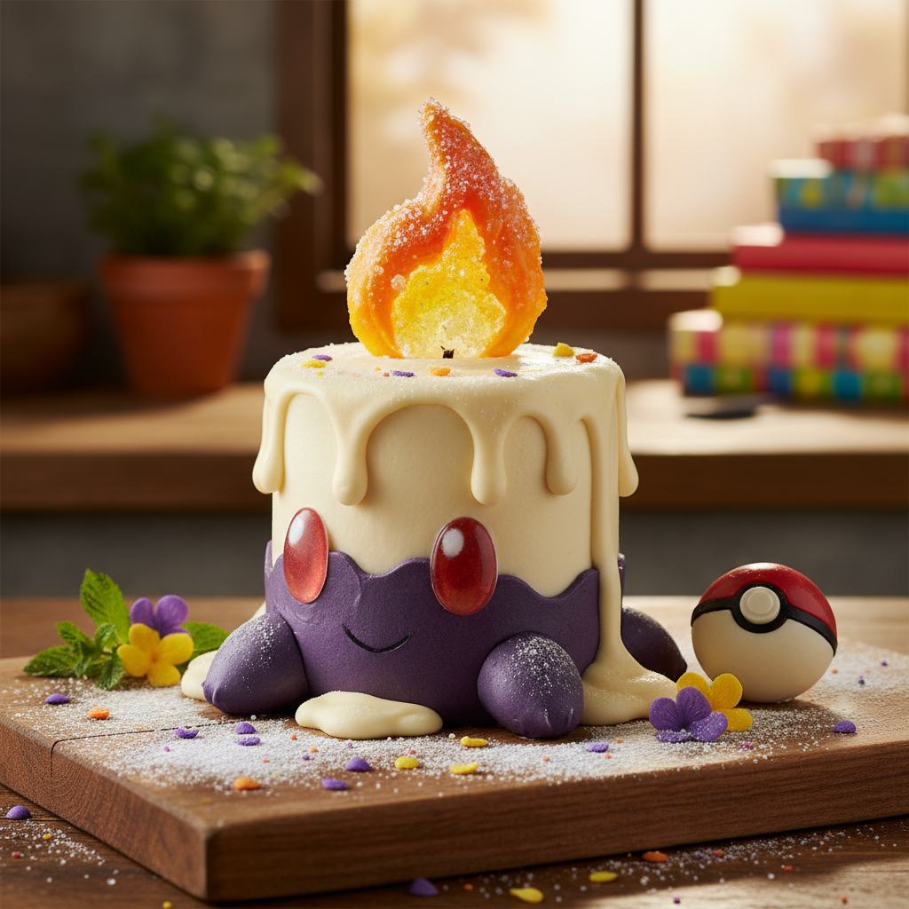 Pokémon Litwick Cake