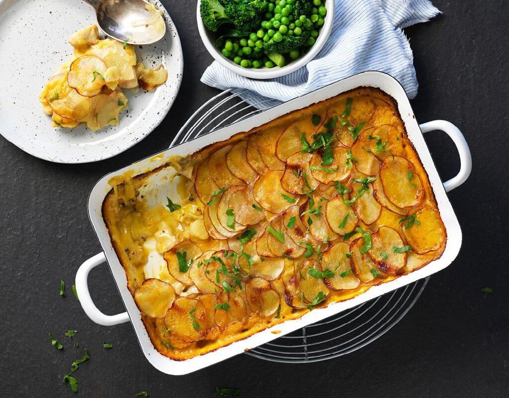 Honey Mustard Chicken and Potato Bake