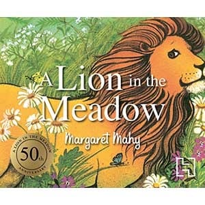 a lion in the meadow