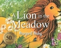 lion in the meadow