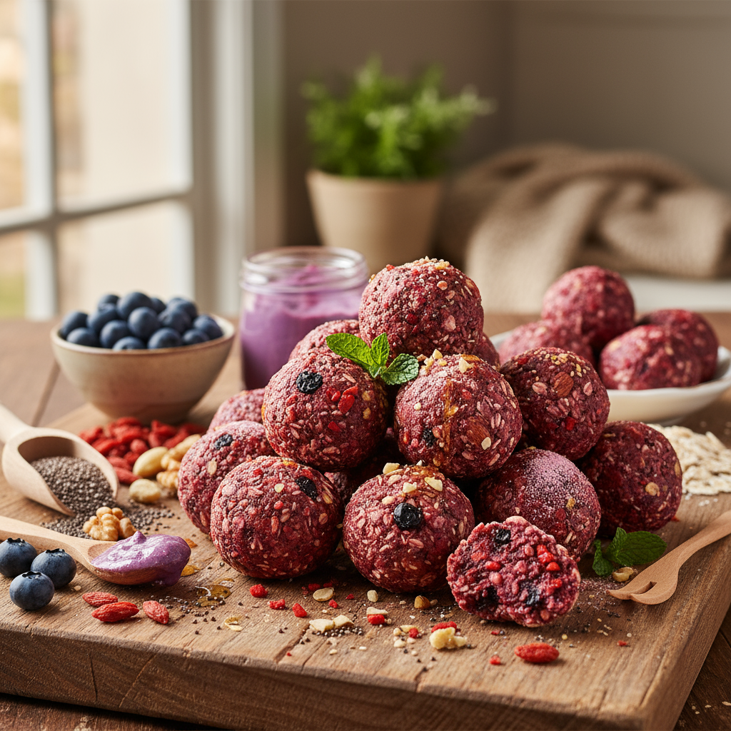 Superberry Breakfast Balls