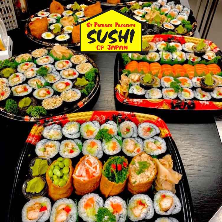 st pierres sushi - catering platter
